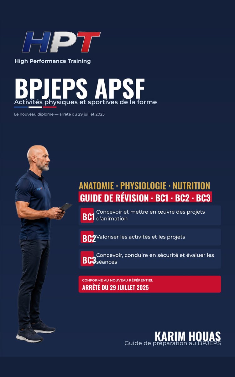 Couverture — BPJEPS APSF — Guide de révision