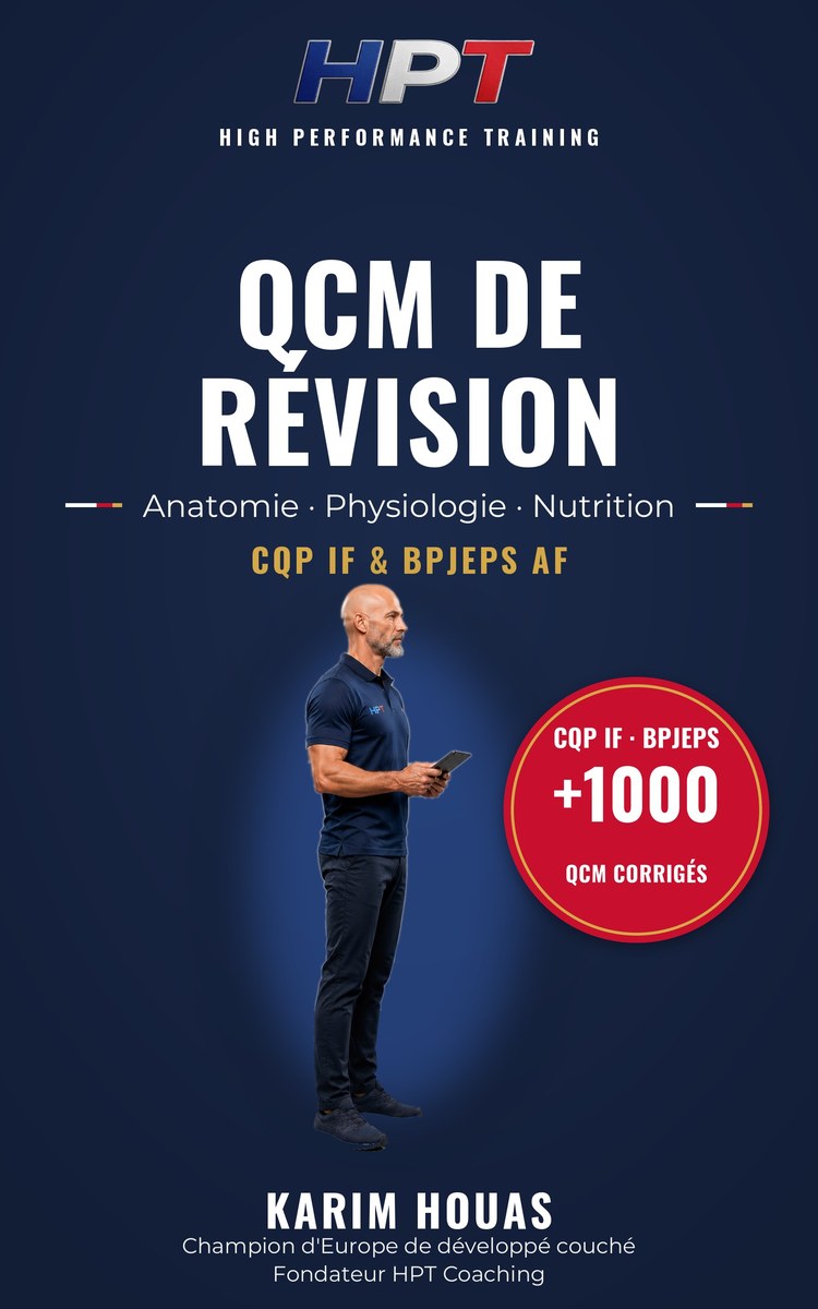 Couverture — QCM de révision — Anatomie · Physiologie · Nutrition