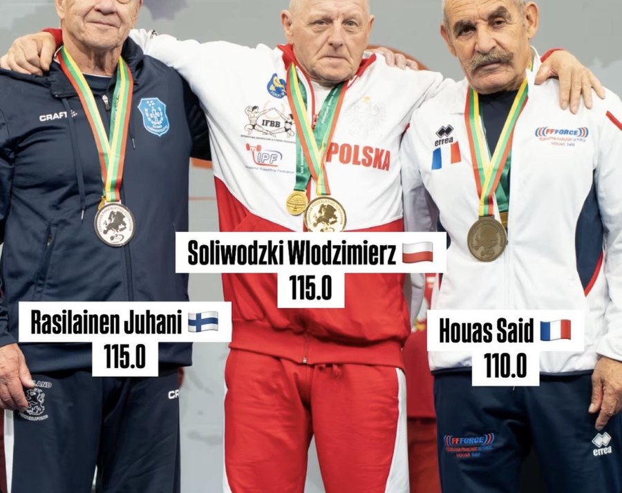 Saïd Houas, médaille de bronze européenne de développé couché, Druskininkai 2026