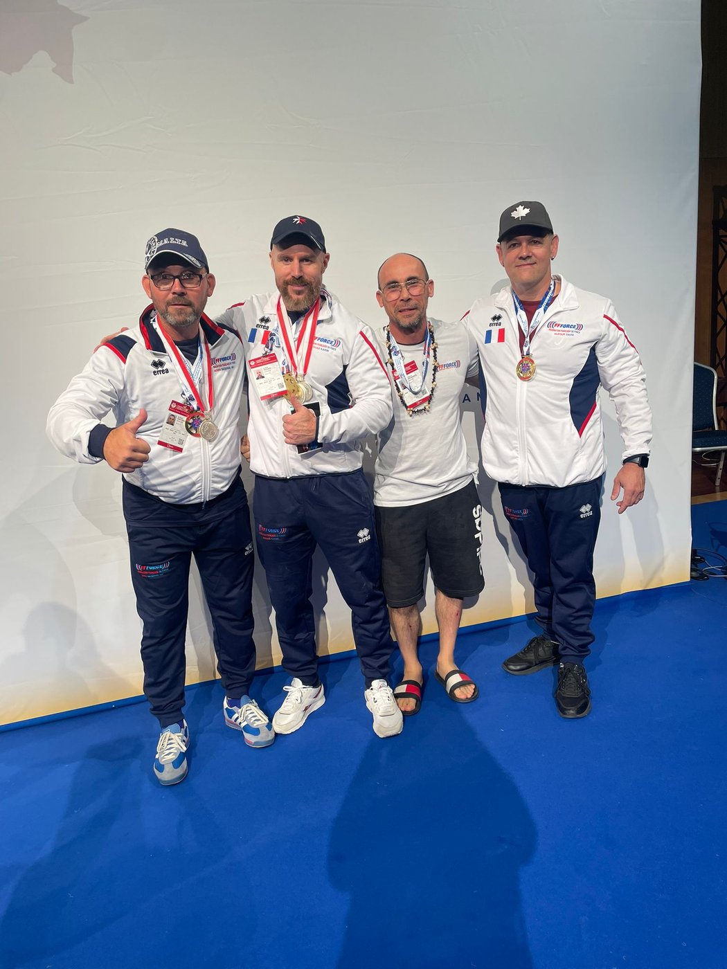 Avec l'équipe de France Masters — Championnats d'Europe, Malte