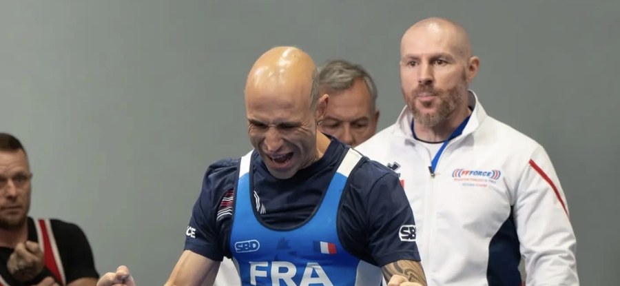 Herlant Mickael, vice-champion d'Europe de développé couché, Druskininkai 2026