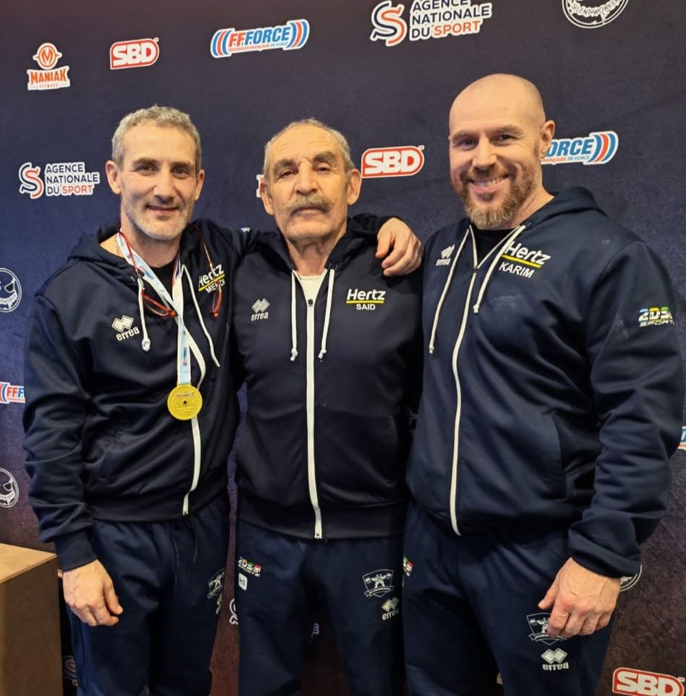 Mehdi, Saïd et Karim Houas — la team HPT médaillée en championnat